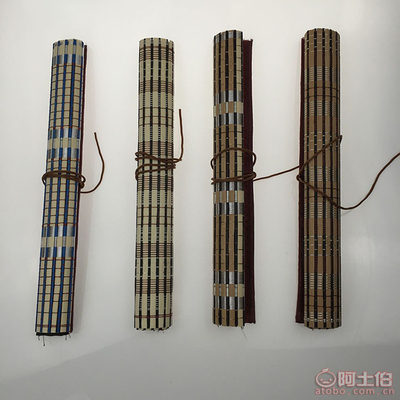 【梓楠文化书法用品毛笔笔帘厂家直销多种规格仿古竹制笔帘文房四宝批发