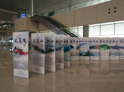 河南旅游走进武汉 高铁车厢传递文化古韵