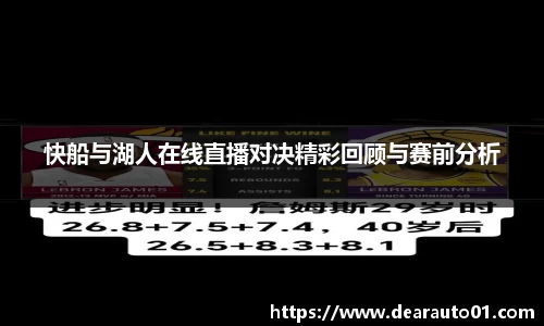 快船与湖人在线直播对决精彩回顾与赛前分析
